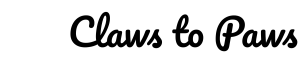 Claws to Paws Logo